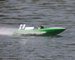 Elmbridge Masters action Sam Lincoln's Boudicca