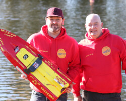 Andrew Aykroyd with dad John Andrew Aykroyd with dad John