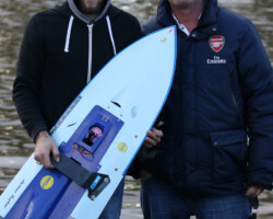 27cc winner James Taylor with Mark Wraight